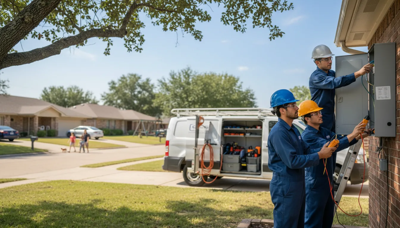Certified electrician providing emergency electrical services in Sipesville, PA